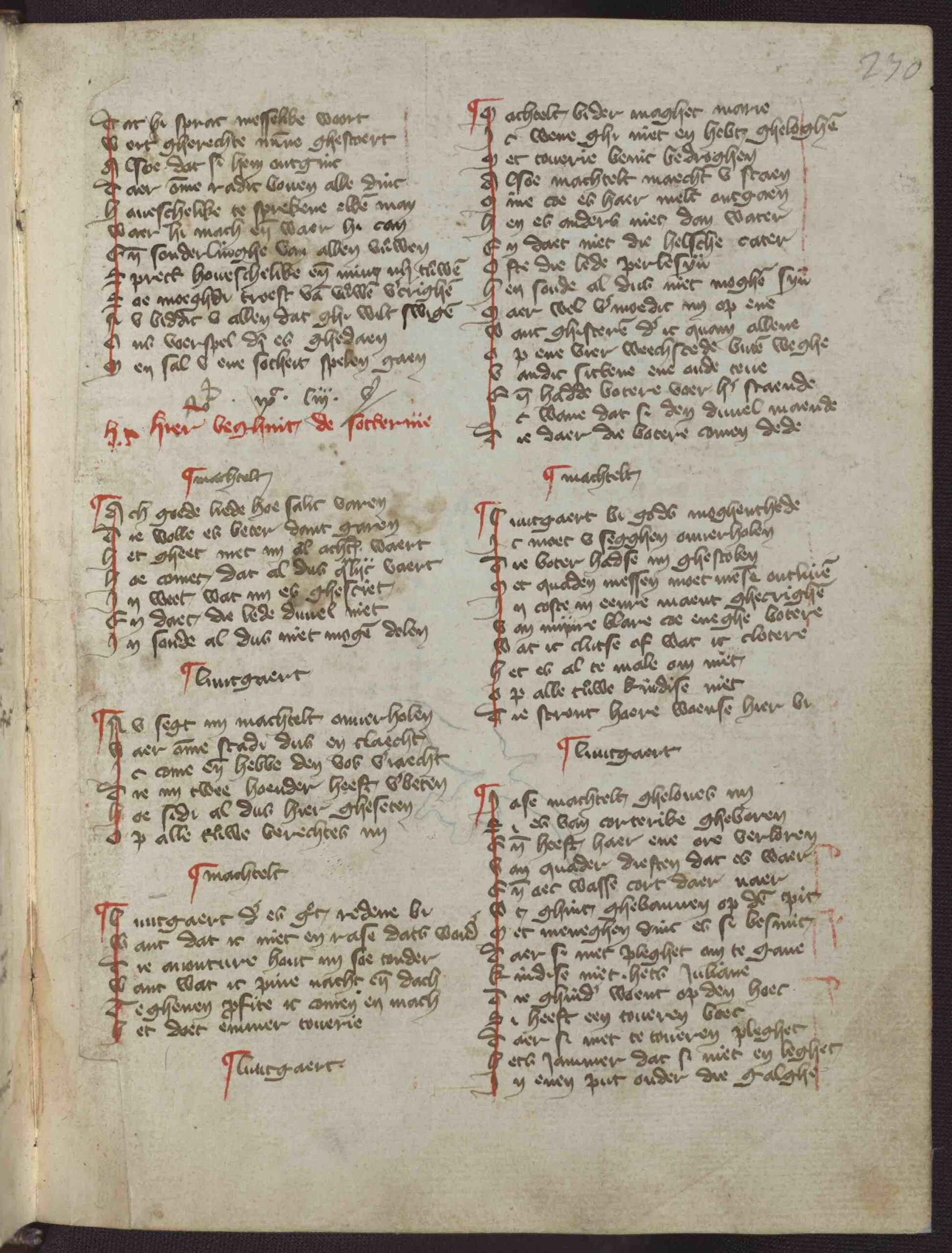 25. Handschrift-Van Hulthem, klucht Die hexe