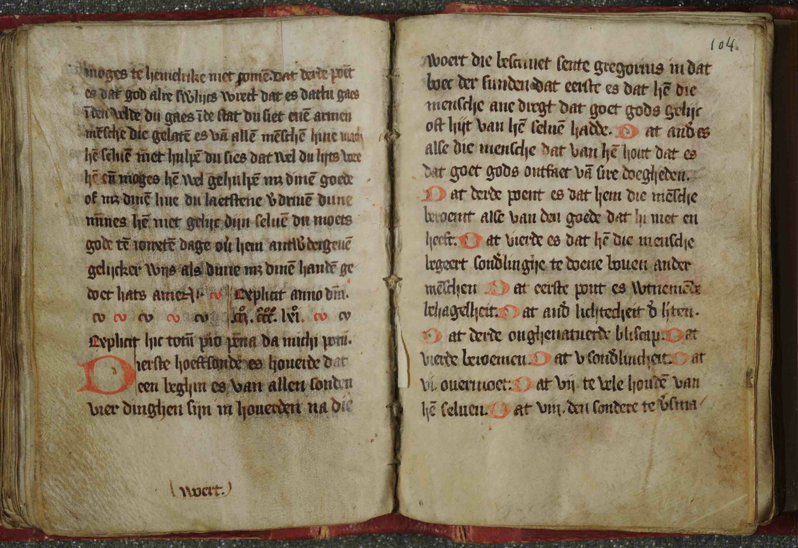 17. Oudste gedateerde Ruusbroec-handschrift (1361, Vanden blinckenden steen)