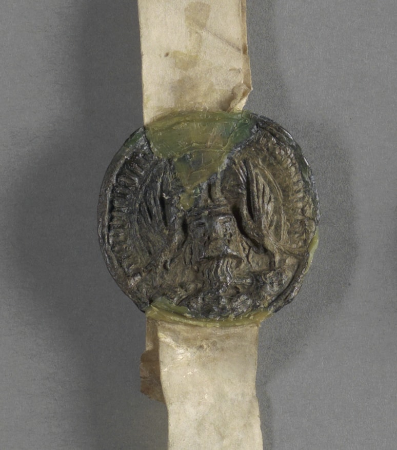 1. Het enig bewaarde zegel van Jan als heer van Brederode (1396)