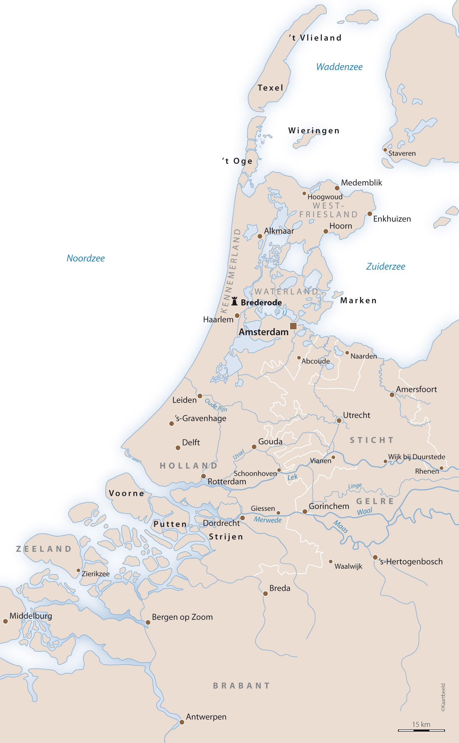 6. (Noord-)Holland omstreeks 1300