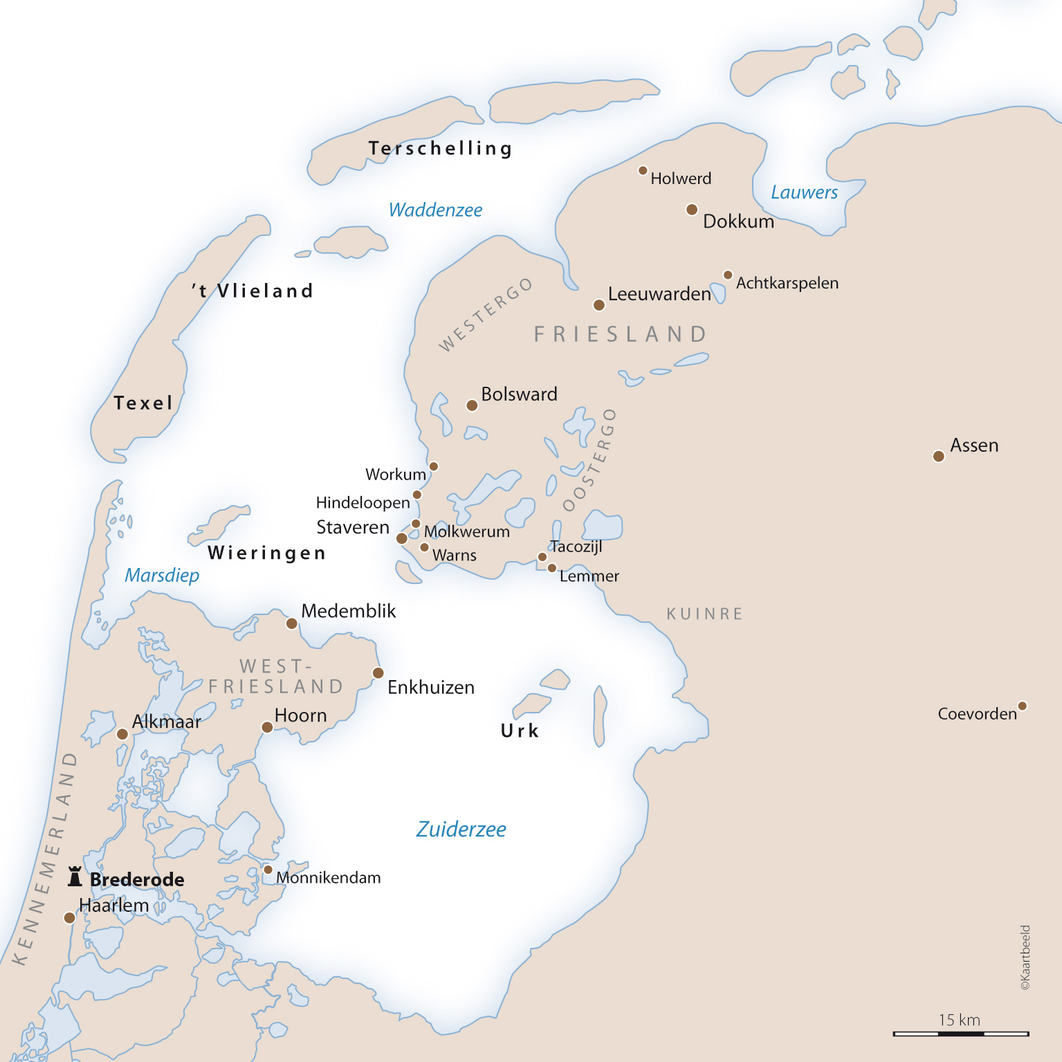 West-Friesland en Friesland aan weerszijden van de Zuiderzee