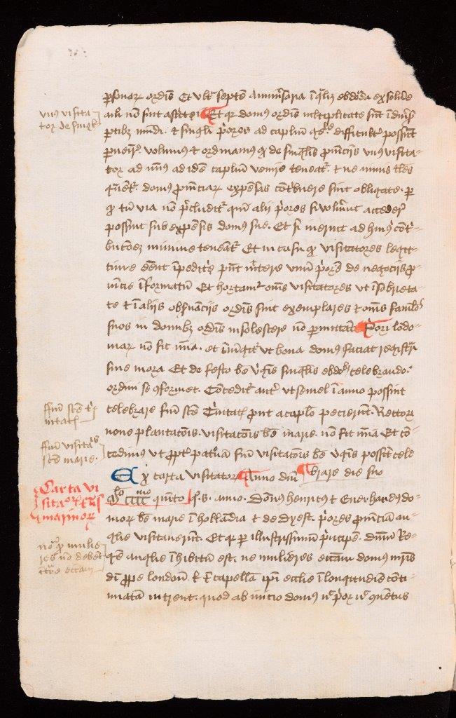 7. Passage rond de visitatie in Londen (1405)