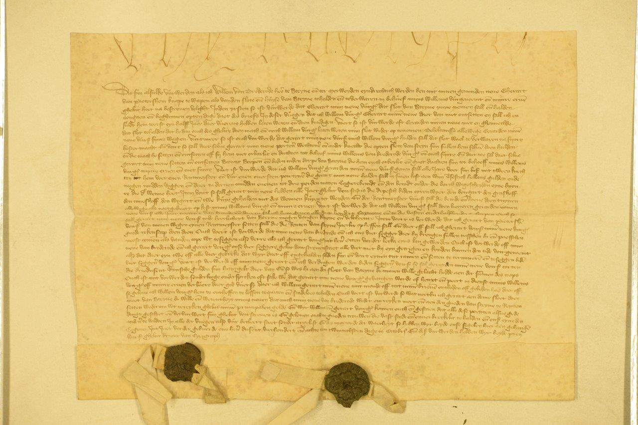 4. Oorkonde betreffende de belening van Stein (1408) door Willem van Brederode